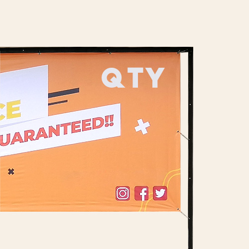 Banner Frame Qty